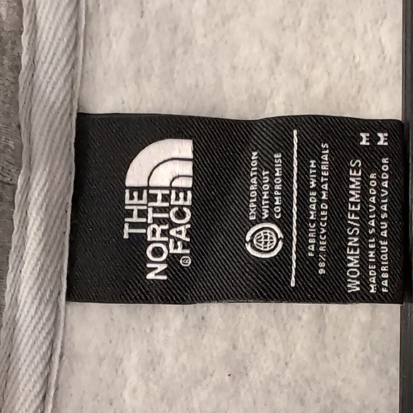 North Face Cropped Hoodies, M Gray - Picture 4 of 4